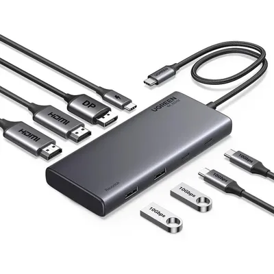 USB-C docking station with dual monitor 8-in-1 UGREEN 35625