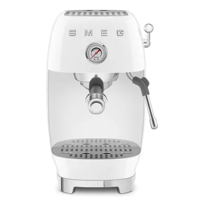 SMEG Manual espresso coffee machine with cold brew ECFO3WHUK