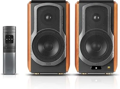 Edifier S1000W High Resolution Bluetooth Active Speaker Pair Brown