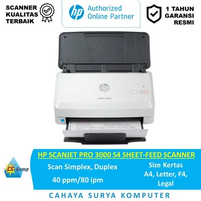 HP ScanJet Pro 3000 s4 6FW07A A4 ADF Scanner