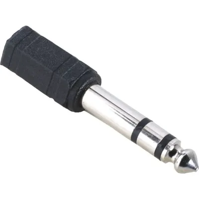 Audio Adapter 3.5 mm Jack Socket - 6.3 mm Jack Plug Stereo 205194