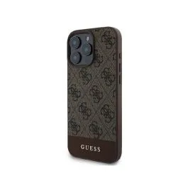Case iPhone 16 Pro Guess PU Leather Hard Bottom Stripe