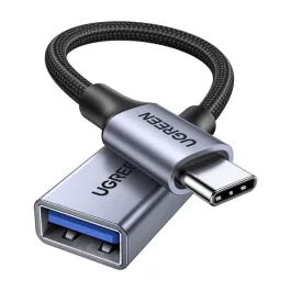Cable UGREEN USB-C to USB 3.0 OTG Cable Alu Case with Braid 70889