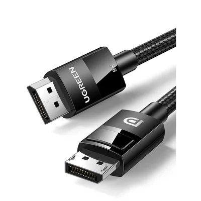 DP 1.4 male to male braided cable with plastic case UGREEN 80390
