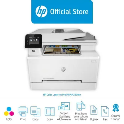 HP LaserJet Pro M283fdn 7KW74A Print Copy Scan FAX Colour