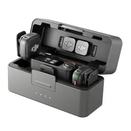 Wireless microphone DJI Mic 3 2 TX 1 RX Charging Case for iPhone Camera Android Ultralight