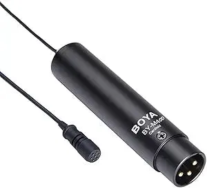 XLR lapel microphone BOYA BY-M40D for DSLR and camcorders