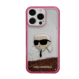 Պատյան iPhone 16 Pro Max Karl Lager Liquid Glitter Hard FT Karl Head & Monogram