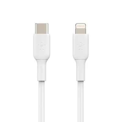 Cable Belkin Type C-LTG CAA003BT1MWH WHITE/CAA003BT1MWH