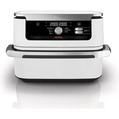 Ninja AF500EUWH Air Fryer Foodi FlexDrawer Food Dual Zone 10 L N