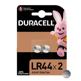 Batteries Duracell LR44 2Bal 1.5V A76 V13GA