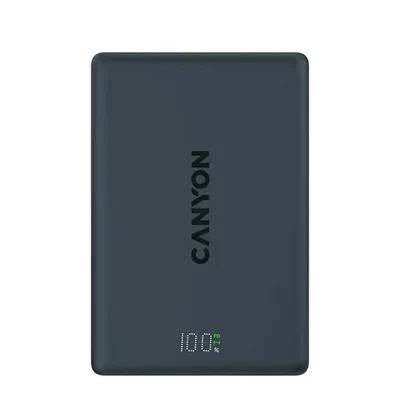Power bank CANYON OnPower 500 5000mAh Wireless PD 20W Aluminium CNS-CPB500B