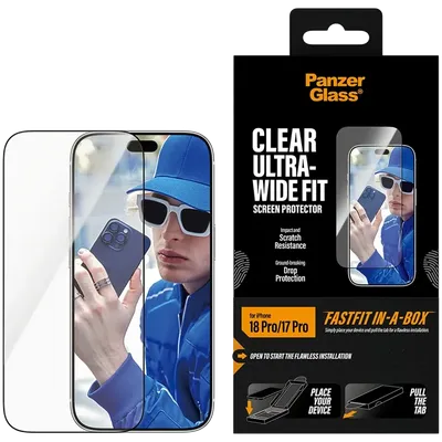 PANZERGLASS Safety Glass for iPhone 17 Pro 18 Pro