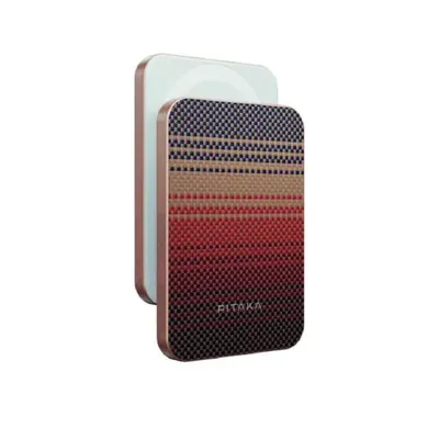 Magnetic power bank PITAKA Fiber Magnetic Power Bank 5K Sunset