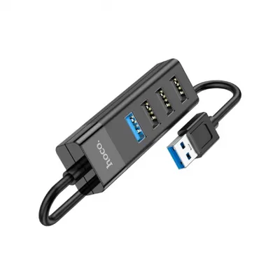 Hoco Hub HB25 Easy mix 4-in-1 converter USB to USB3.0+USB2.0*3