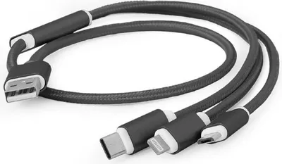 USB 2.0 A to micro USB USB-C USB LM cable Gembird CC-USB2-AMLM31-