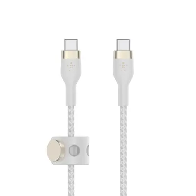 Cable Belkin USB-C to USB-C 2.0 Braided Silicone CAB011BT1MWH