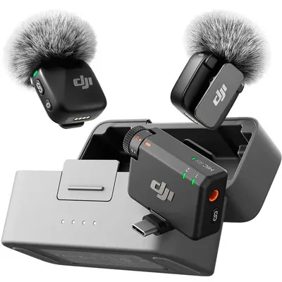 Wireless microphone Mic Mini 2TX+1RX+Charging Case