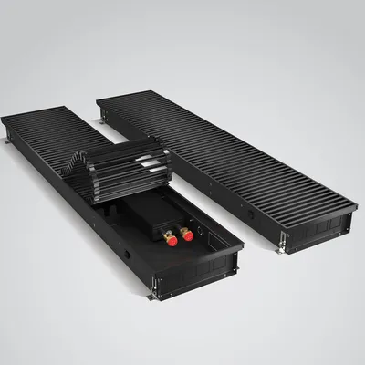 In floor convector ROYAL THERMO ATRIUM-75 200 2000-DG-U-BL