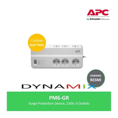 APC PM6-RS network filter 6 sockets socket