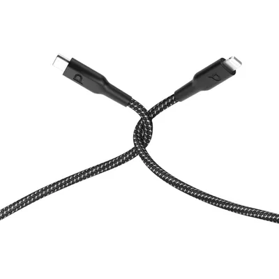 Cable Powerology PC013 USB-C to Lightning PD 60W Braided
