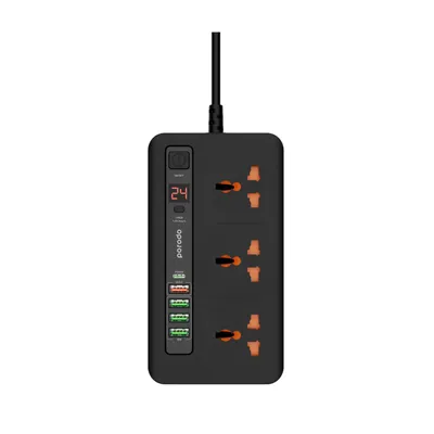 Multi-port power hub Porodo Multi-Port Power Hub USB-A USB-C PD20W UK