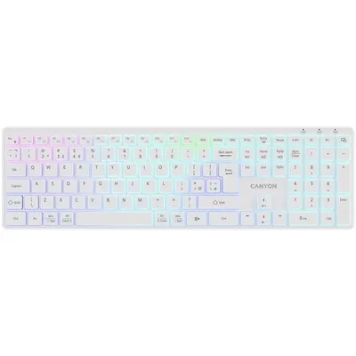 Canyon CNS-HBTK11W RGB Dual Mode Wireless keyboard