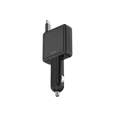 Car charger Green Lion Retractable with 80CM cable 30W