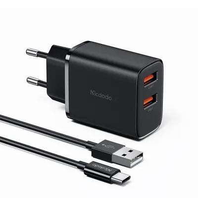 2A charger with A to C cable 12W