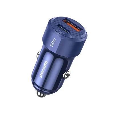 Car charger Porodo Dual Port PD QC 50W