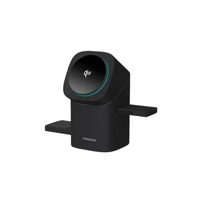 Porodo 3in1 Auto Rotate & Slide Qi2 MagSafe Charging