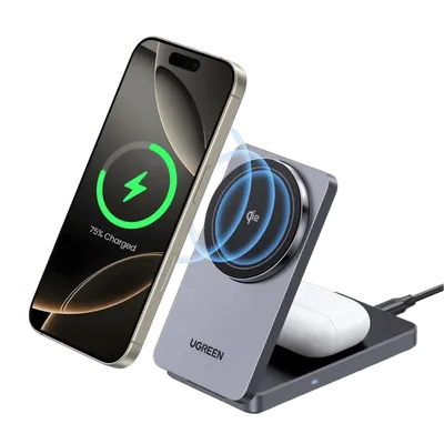 2-in-1 magnetic wireless charger Ugreen 45023 15W