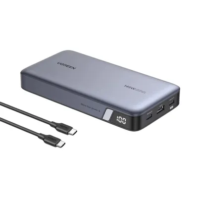 Charger UGREEN Nexode Pro Charger EU 90597A 220V two USB-C and one USB-A 5V 145Wt PD 3.1 Charger 140W
