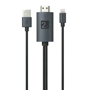 Cable Porodo Braided 2K HDMI Lightning Cable