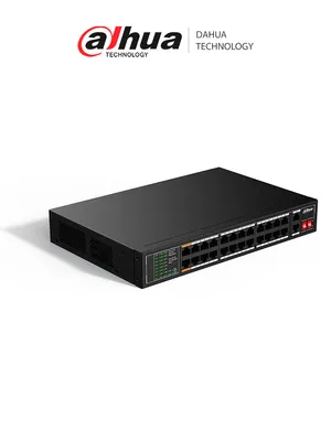 Network switch Dahua SF1026LP 24 port 10 100 PoE 2 port SFP