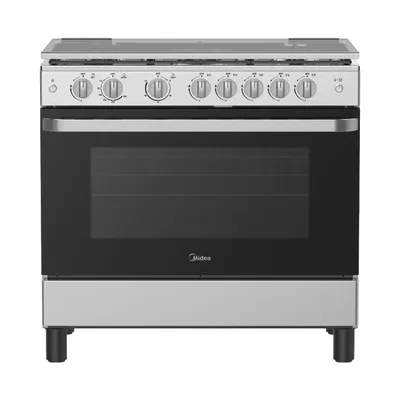 Midea gas stove with XpressGrill Infrared Burner 90 Cm MFO- -SS MFO-MG36LE-SS