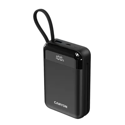 Power bank CANYON OnPower 204 20000mAh Bulit-in Cable PD 20W CNS-CPB204B