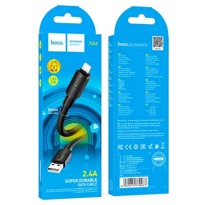 Charging cable Hoco Lightning x84