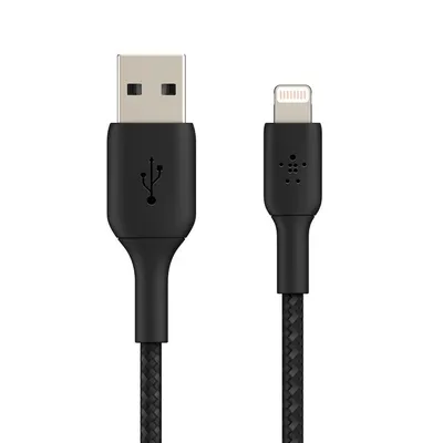 Lightning braided cable Belkin Blk CAA002BT1MBK