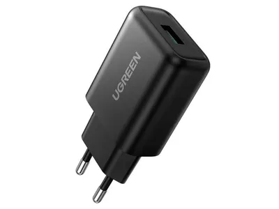Power adapter UGREEN CD122 Fast Charging BK 70273 18W
