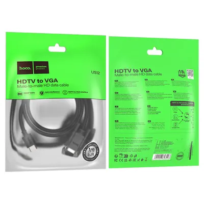 Cable Hoco US12 HDMI To VGA 1M