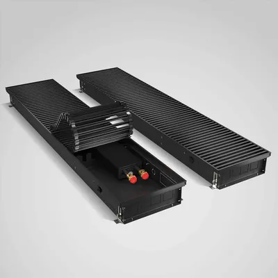 In-floor convector ROYAL THERMO ATRIUM-75 200 1800-DG-U-BL