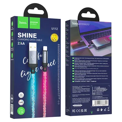 Charging cable Hoco Lightning U112