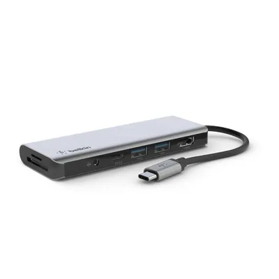 Belkin USB-C 7-IN-1 Multiport Adapter AVC009BTSGY
