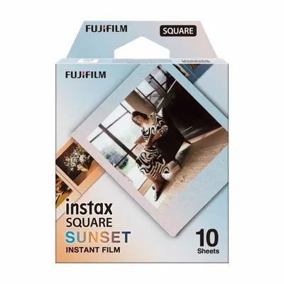 Instant film Fujifilm Instax Mini Instant Square Sunset 10 Sheets