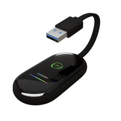 Ադապտեր Porodo Play-X Wireless Carplay Adapter with WiFi and Bluetooth Connectivity