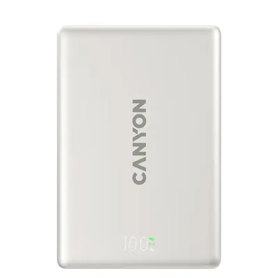 Power bank Canyon OnPower 511 10000mAh Wireless PD 20W Aluminium Star CNS-CPB511G