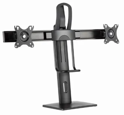 Gembird MS-D2-01 two monitors VESA Arm stand Swivel Tilt and Rotation