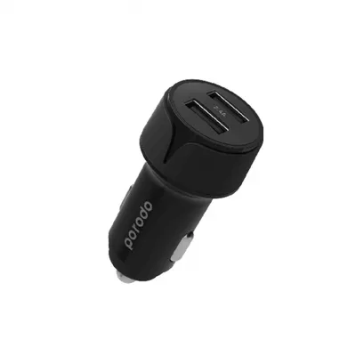 Car charger Porodo Dual Prt 2.4A PB-CC12W-BK 12W
