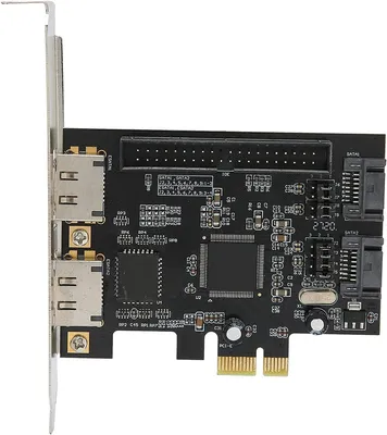 PCI-e to eSATA 2xSATA RAID card